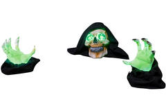 Animatronic Groundbreaker Reaper Head: 17 cm x 18 cm x 27 cm, Hands: 12 cm x 10 cm x 26 cm