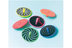 12 Laser Tops Plastic 3.7 x 3.7 cm