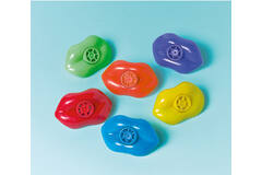 12 Lip Whistles Plastic 7.7 x 3.8 cm