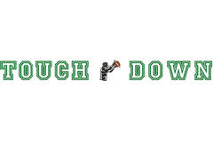 Letter Banner Touch Down Party! Paper 180 x 15 cm