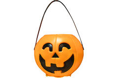 Pumpkin Bucket with LED light and sound