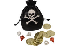Costume Accessory Coin & Pouch Set Pirate