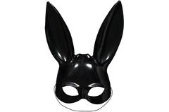 Half Mask Bunny Black One size