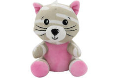 2-in-1 plush toy balloon weight cat with hook, 11cm, 90g