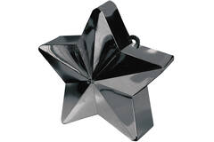 Balloon Weight Star Black 142 g/5 oz