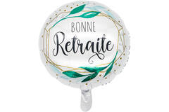 Standard Bonne Retraite Foil Balloon round C40 packaged 43cm