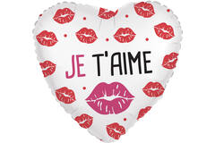 Standard - Je t'aime - FRE Foil Balloon RP40 Packaged 45 cm