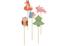 10 Picks Winter Woodland Wood 10 cm