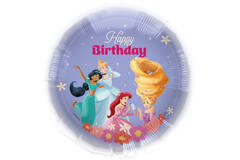 Foil Balloon - Disney Princesses "Happy Birthday" - 45 cm