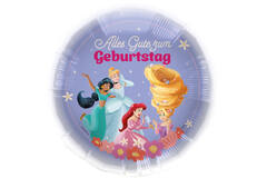 Foil Balloon - Disney Princesses "ALLES GUTE ZUM GEBURTSTAG" - 45 cm