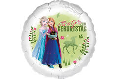 Foil Balloon - Frozen Anna & Elsa "ALLES GUTE ZUM GEBURTSTAG" - 45 cm