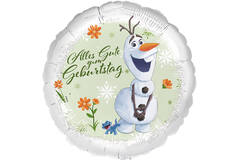 Foil Balloon - Frozen Olaf & Bruni "Alles Gute zum Geburtstag" - 45 cm