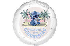 Foil Balloon - Stitch Ice Cream "ALLES GUTE ZUM GEBURTSTAG" - 45 cm