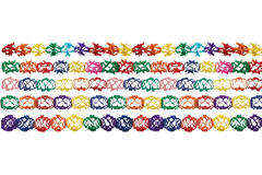 Garland Dark Paper Assorted 14 - 17 x 400 cm