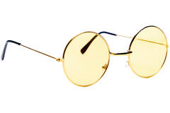 Hippie Glasses Yellow One size