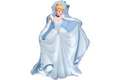 Foil Balloon - Shaped Cinderella - 55 x 70 cm