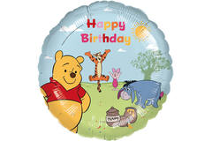 Foil Balloon - Winnie the Pooh "Happy Birthday" - 45 cm