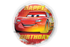 Foil Balloon - Cars "HAPPY BIRTHDAY" - 45 cm
