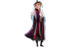 Foil Balloon - Shaped Anna - Frozen - 43 x 87 cm