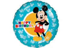 Foil Balloon - Mickey Mouse "HAPPY BIRTHDAY" - 45 cm