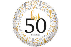Foil Balloon - hello 50 Sve najbolje - Croatian - 45 cm
