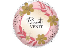 Foil Balloon - "Bine ați VENIT!" - Romanian - 45 cm