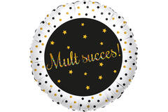 Foil Balloon - "Mult succes!" - Romanian - 45 cm