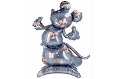 Standing Foil Balloon - Shape - Mickey Mouse - Gender Reveal - 85 cm