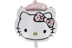 Foil balloon - Shaped - Hello Kitty - Paris - head - 48 x 71 cm