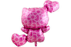 Foil balloon - Shaped - Hello Kitty - Hearts - HELLO KITTY - 85 x 80 cm