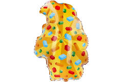 Large Shape - LEGO Figur Mädchen - Folienballoon H45 verpackt 