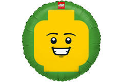 Standard - LEGO Smilie - Folienballoon C60 verpackt 45 cm