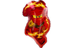 Large Shape - LEGO NINJAGO Kai - Folienballoon H45 verpackt