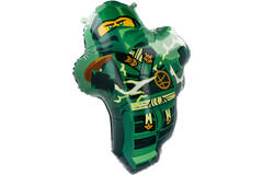 Large Shape - LEGO NINJAGO Lloyd - Folienballoon H45 verpackt