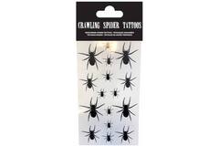 Costume Accessory Tattoos Crawling Spider