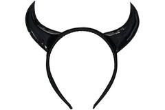 Headband Devil Horns Black One size