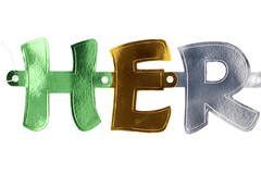 Letter Banner Herzlichen Glückwunsch Paper 250 x 11 cm