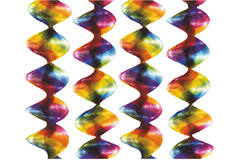 4 Rotor Spirals Rainbow Foil 7.5 x 60 cm
