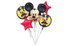 Foil Balloon Bouquet - Mickey Mouse Forever - 5 pieces