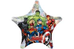 Foil Balloon - Shape - Star - Avengers Power Unite - 71 x 71 cm