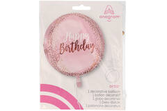 Orbz® - "Happy Birthday" - Pastel Pink - 38 x 40 cm