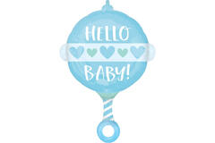 Jr Shape Baby Boy Rattle