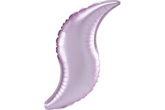 Mini Shape Satin Pastel Pink Curve