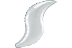 Mini Shape Satin White Curve Foil B