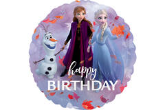 Foil Balloon - Frozen - "happy BIRTHDAY" - 45 cm
