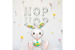 Foil Balloon - Shape - Sitting Easter Bunny - 38 x 50 cm