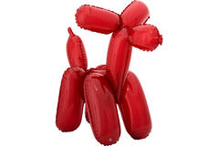 Multi Red Balloon Dog Foil Balloon