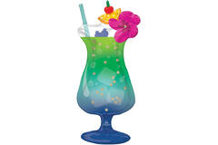 SuperShape Tropical Blue Hawaiian D
