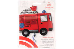Foil Balloon - Shape - Fire Truck - 66 x 55 cm