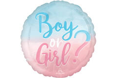Foil Balloon - "Boy or Girl?" - 45 cm